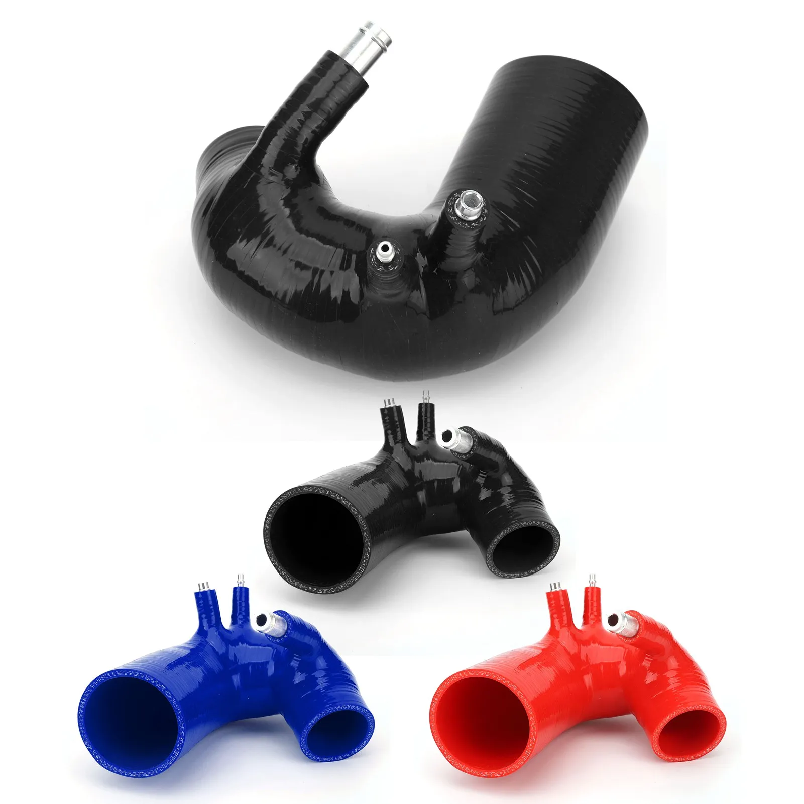 Silicone Intake Hose Pipe Kit Replacement For Fiat Abarth 500 595 695 1.4L TurboJet 2008 to 2023