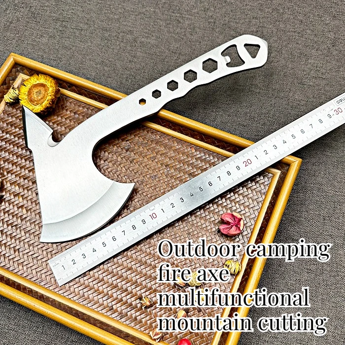 

Multi Functional Jungle Tactical Axe Chopping Firewood Outdoor Camping Firefighting Survival Axe EDC Equipment