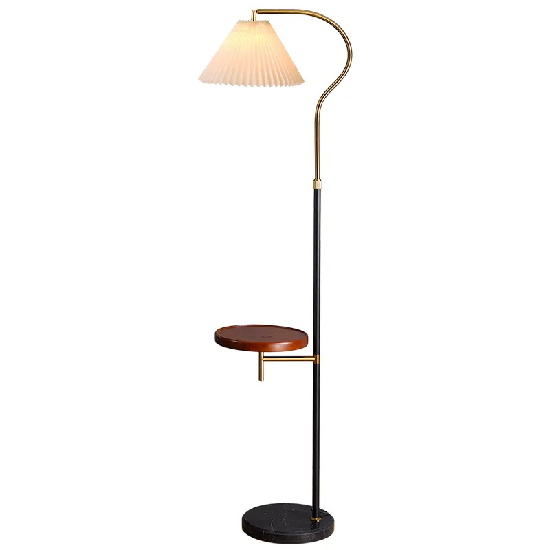 

Wireless charging floor lamp, Nordic bedroom bedside lamp, American light luxury
