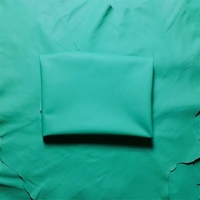 0.5mm Green Sheepskin. First Layer Leather. Real Leather Fabric. Handmade DIY For Inside. Match The Colors. Full-Sheet Cutting