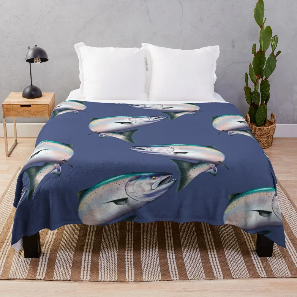 

Chinook Salmon Throw Blanket Blankets Sofas Of Decoration sofa bed Decoratives Sofas Blankets