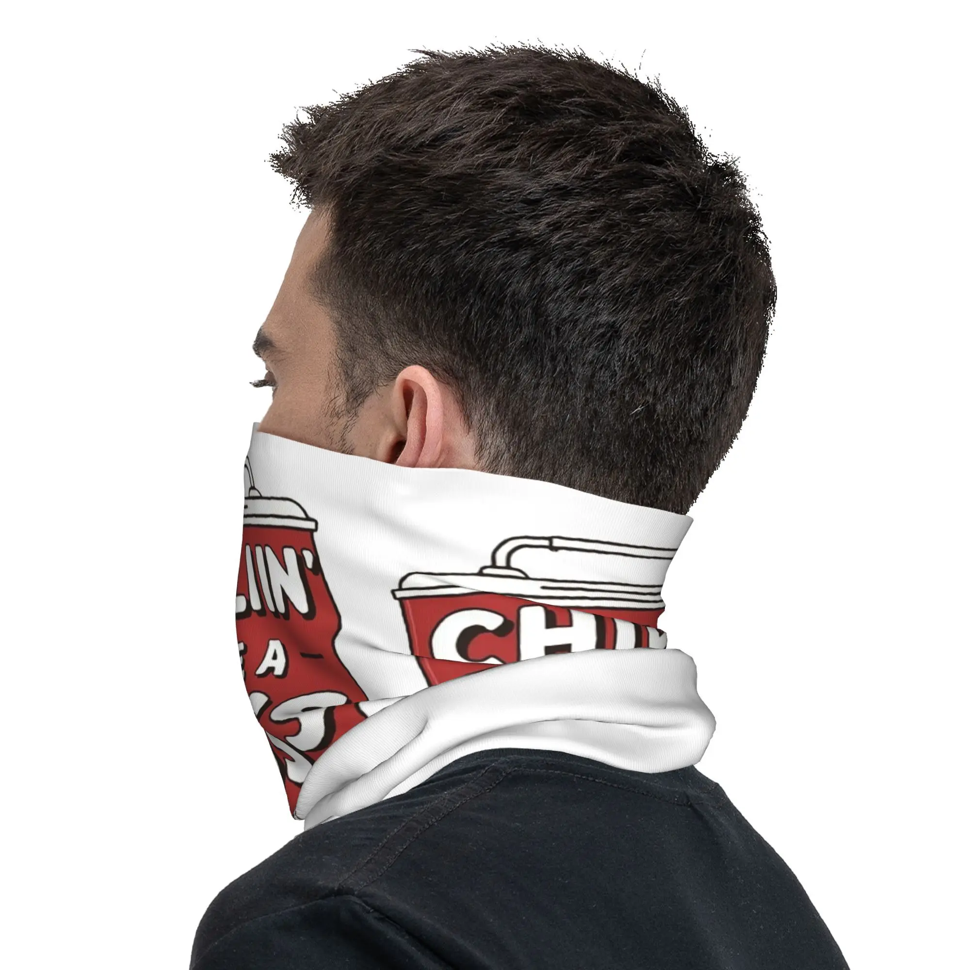 Chillin like a Boss Bandana Neck Gaiter Printed Mask Scarf Multifunction Headwear Running Unisex Adult Washable