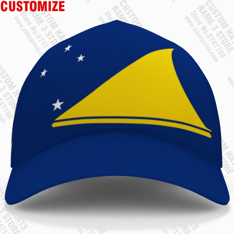 Tokelau Islands Baseball Caps Free 3d Custom Made Name Number Team Logo Hat Tkl Country Travel Union Nation Island Flag Headgear