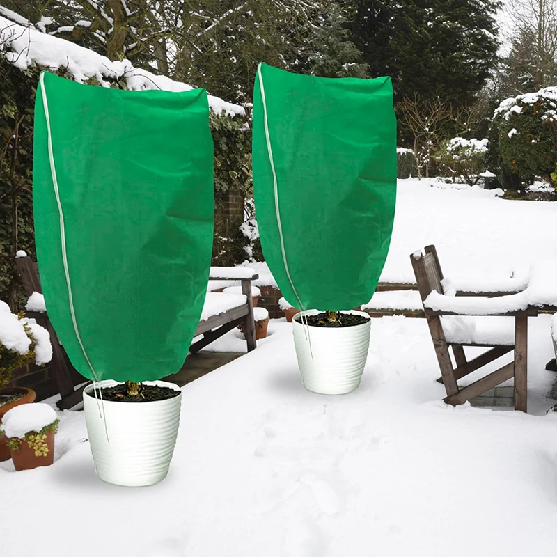 Winter Plant Warm Cover Breathable Anti Frost Cold Resistant Garden Plant Protection Bag