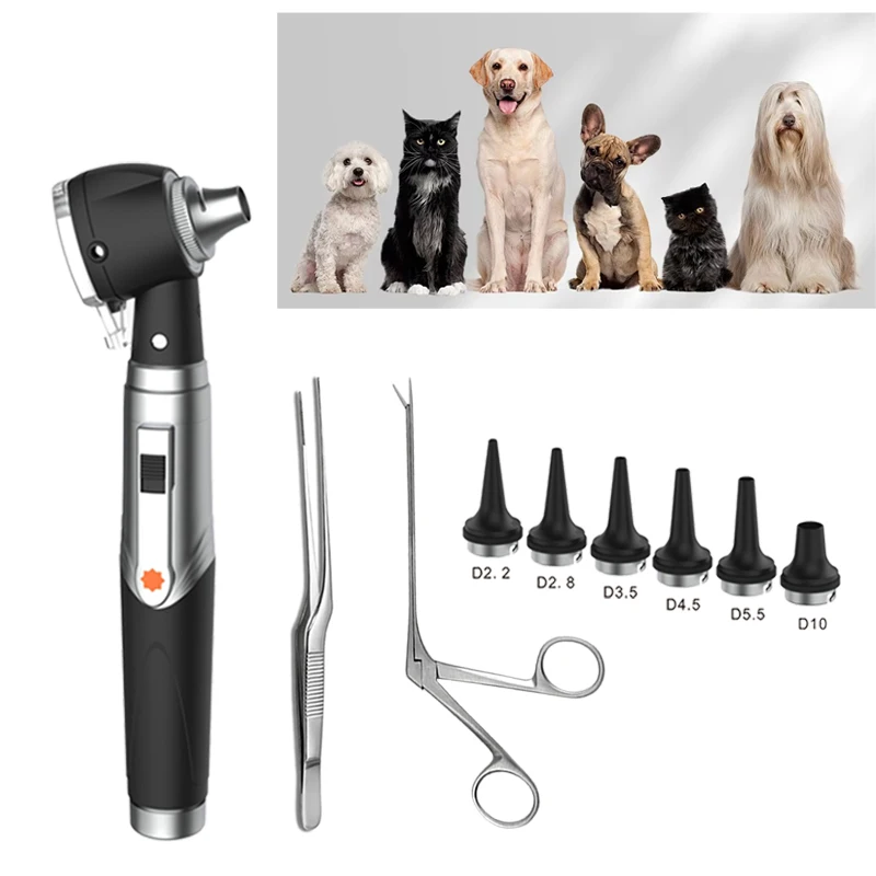 

Medical Vet Animal Ear Endoscope Earwax Remover Pliers Alligator Crocodile Veterinary Forceps Otoscope Cleaner Clip Tweezers B3