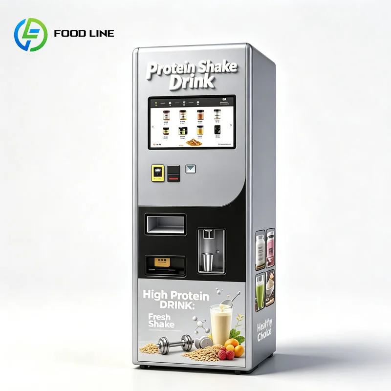 Automatic Protein Shake Machine Smart Vending Machine For Gym Fitness Drink Business Customized
