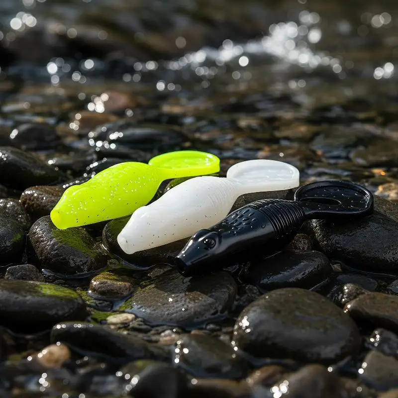 Weiche Kunststoff-Angelköder, reißfest, hohe Anziehungskraft für Süß- und Salzwasser, für professionelle und Hobby-Angler geeignet. – Detail 4