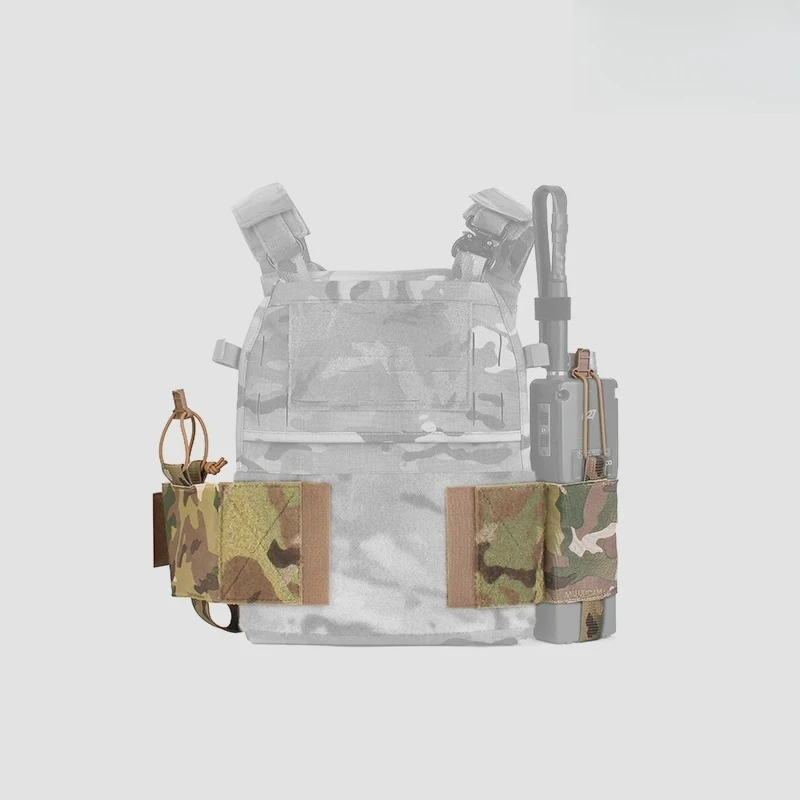 

V2 Side Pouch Magazine Bag Tactical Vest Ferro Style Airsoft Hunting Equipment Radio Side Pack Walkie Talkie Package
