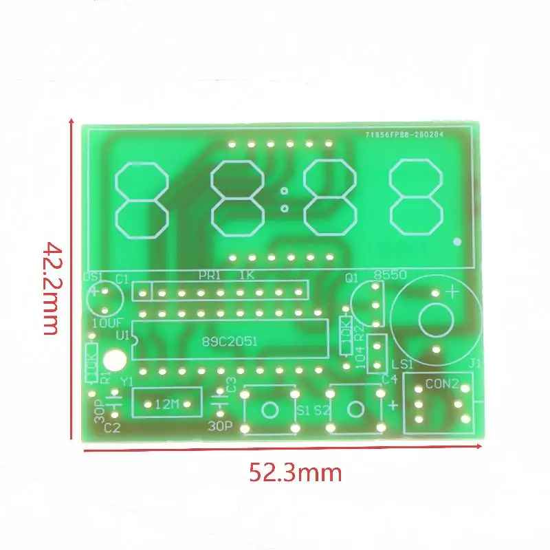 Latest DIY 4 Digit Digital Electronic Clock Kit LED Time Display Module Electronic Learning Kit For Soldering Practice Teaching