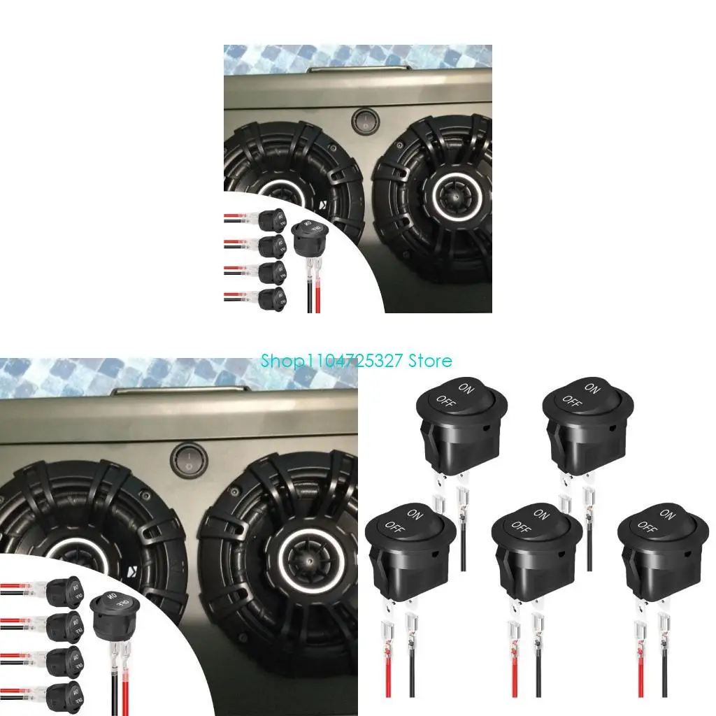 

Набор D8KF из 5 двухэтажных круглых переключателей -рокеров с 15 -сантиметровым электронным устройством подключаемого соединения