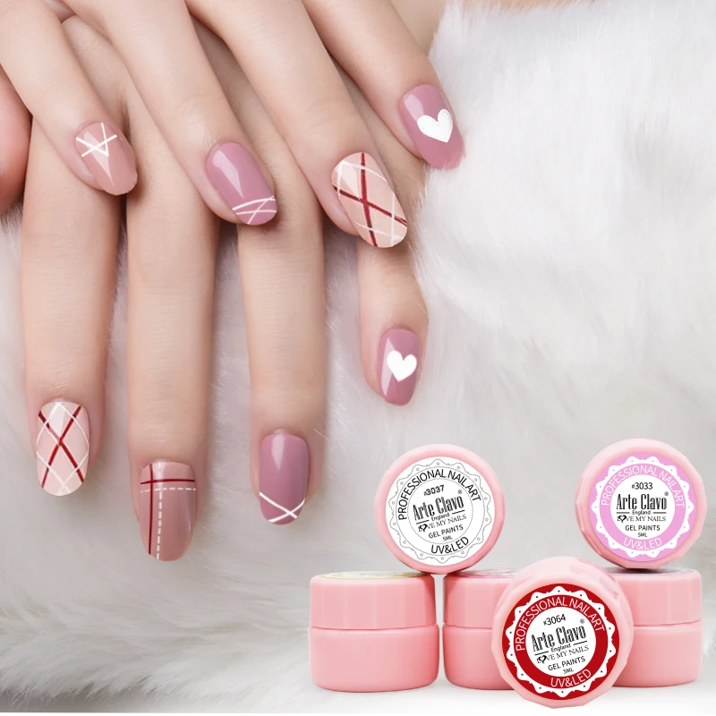 アルテクラボ ペイントジェル 72色 5ml プロ用ネイルペイント カラージェルポリッシュ ネイルアート UVジェル ラッカー ジェル トップコート マニキュア