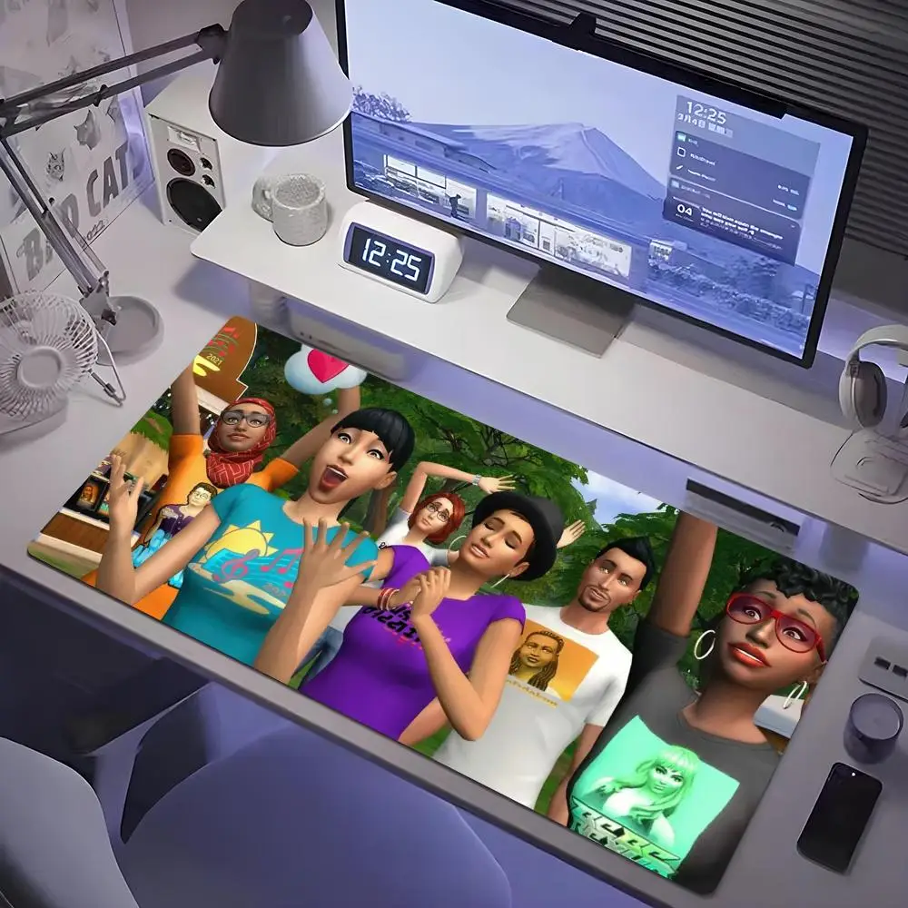 

the sims 4 Mouse Pad Tablet mouse Pad Laptop xl desktop mouse pad, cute HD Rainbow Gaming keyboard pad, csgo Player, 90x40