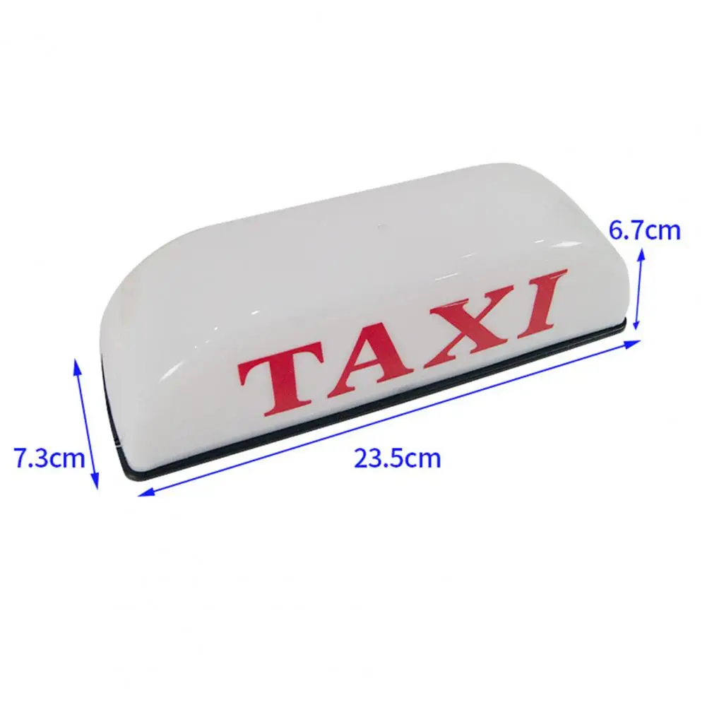 Pp Plastic Taxi Light Taxi Roof Light Energy Efficient Waterproof Taxi Cab Sign Lamp with Magnetic Installation for Long