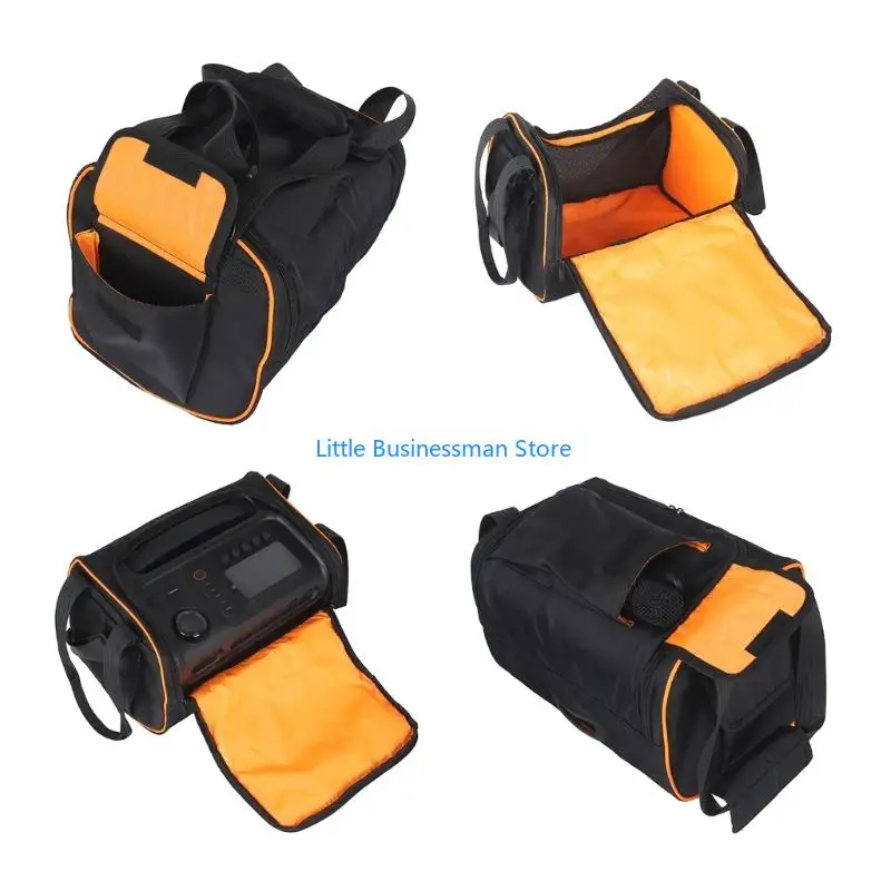 Gepolsterte Lautsprecher-Transporttasche für Bandbox Trio, Tragetasche mit Seitentaschen und Ladeschlitz für – Detail 4