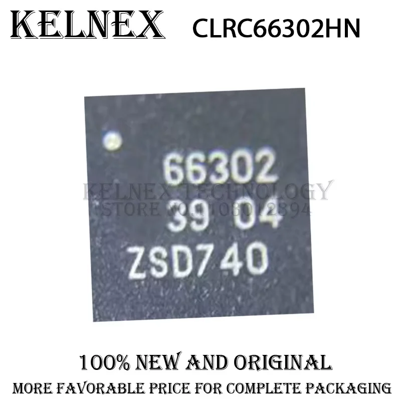 2pcs CLRC66301HN CLRC66303HNK CLRC66303HNY CLRC66302HN IC RFID Reader High Frequency RFID Chip for Electronic Components