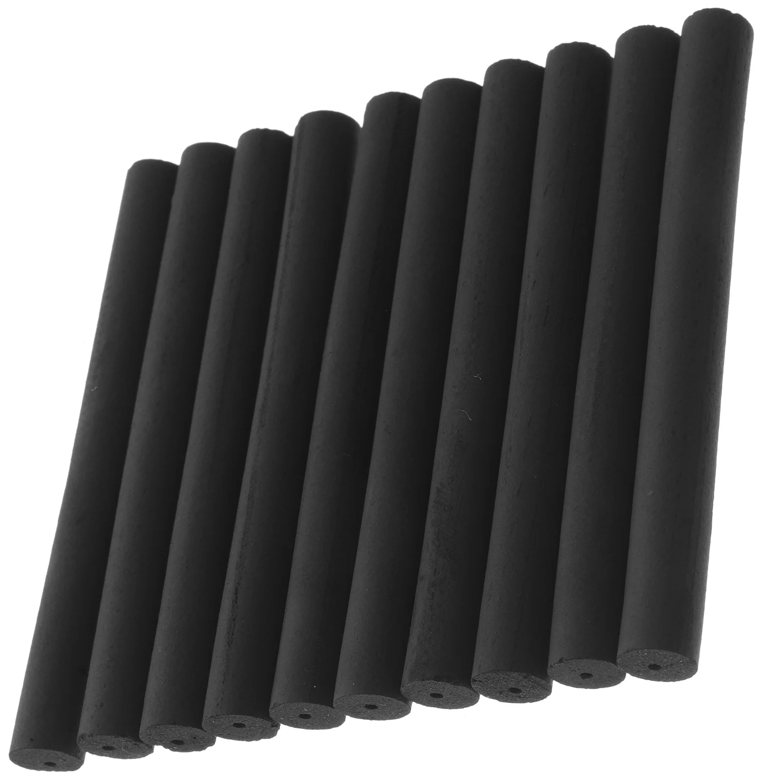 

10pcs 12x12cm Smokeless Moxa Rolls Handmade Moxa Sticks Bar for Moxibustion (Black)