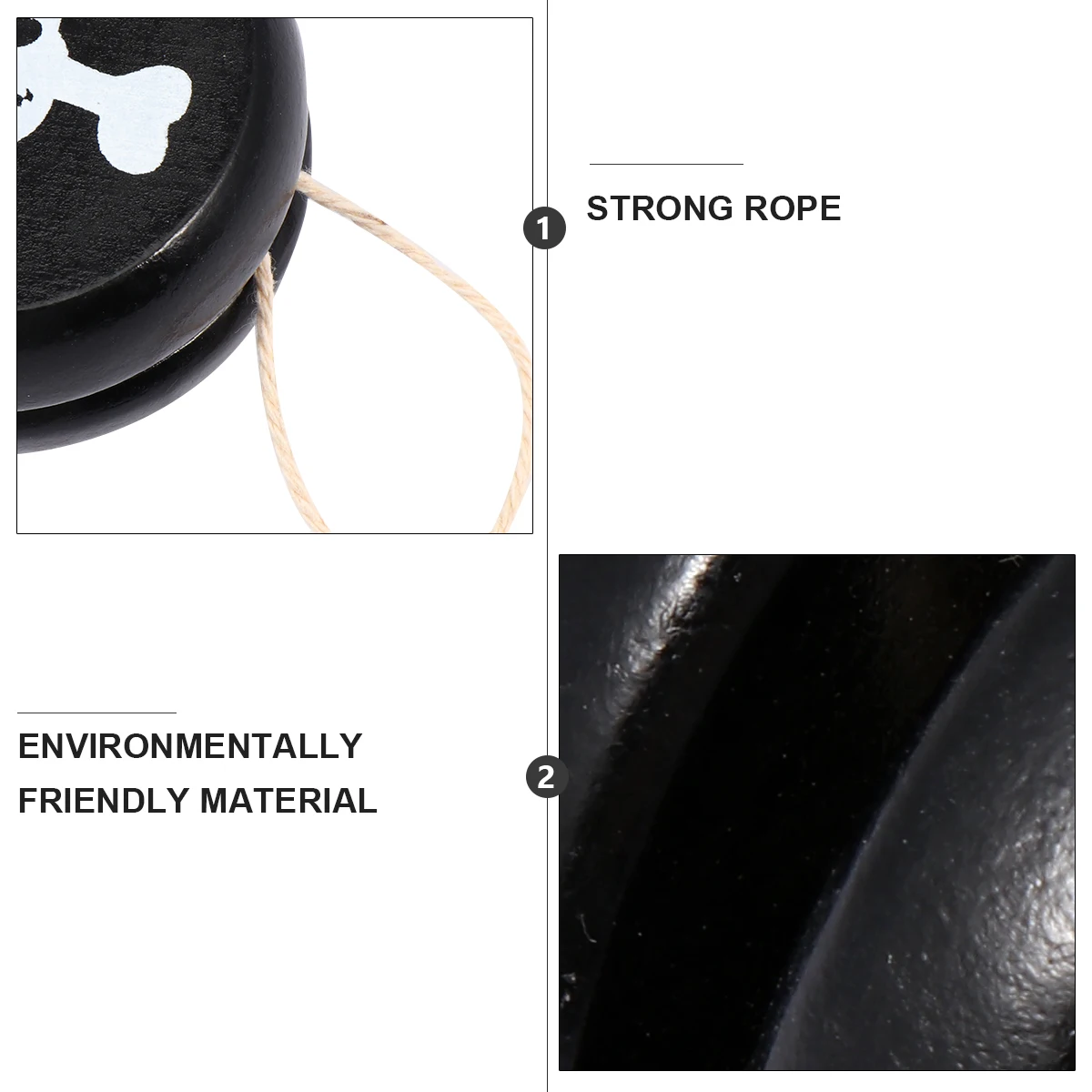 

3Pcs Wooden Yo-Yo Ball Early Learning Educational Wrist Exercise for Kids Portable Fun Yoyo Ball Wooden Yo-Yo Toy