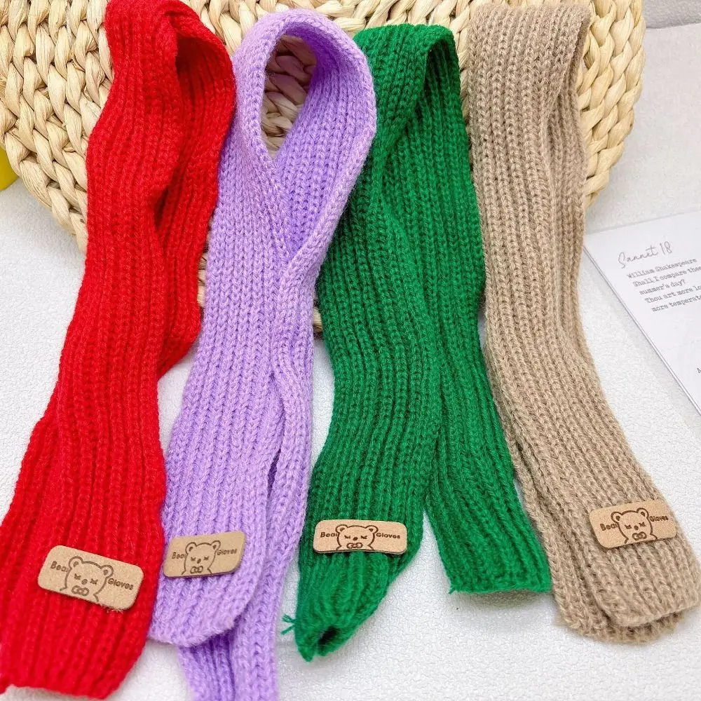 New Fashion Doll Knit Scarf Handmake Casual Wear Dolls Accessories Multi-colors Little Bear Scarves For 20cm Cotton Dolls