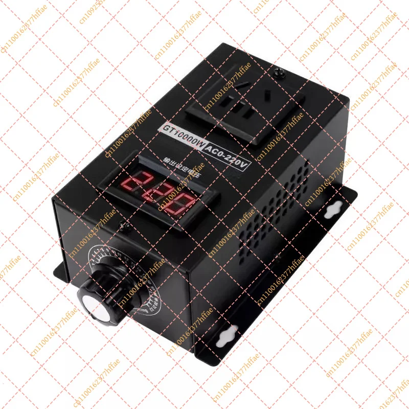 Controllable Silicon Electronic Voltage Regulator 10KW Electric Drill Variable Speed Controller Electric Furnace Thermostat 220V