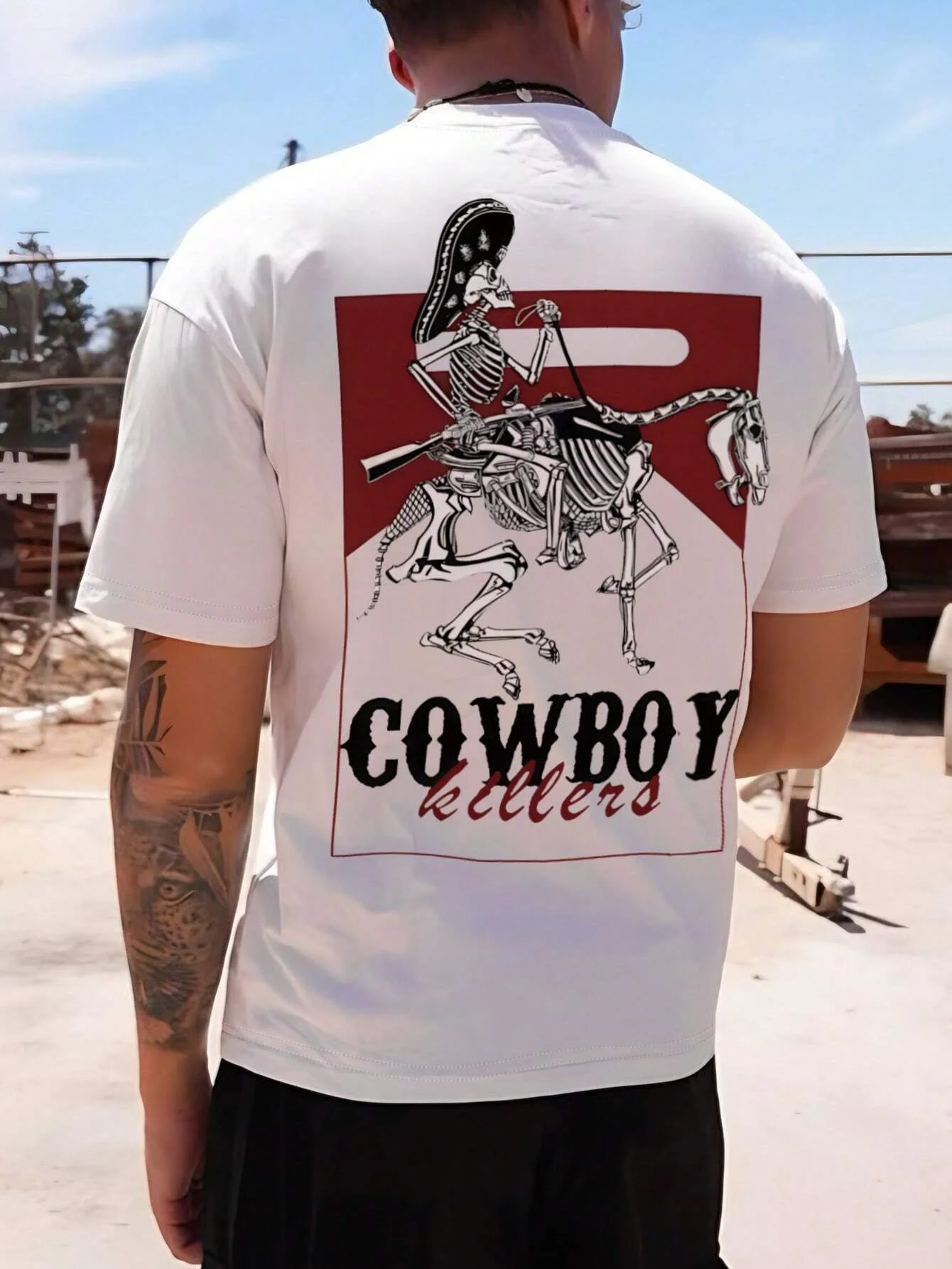 Camisetas de manga corta con cuello redondo y estampado Simple para hombre, ropa para hombre, camiseta para hombre, novedad en camisetas, jersey para hombre 50235