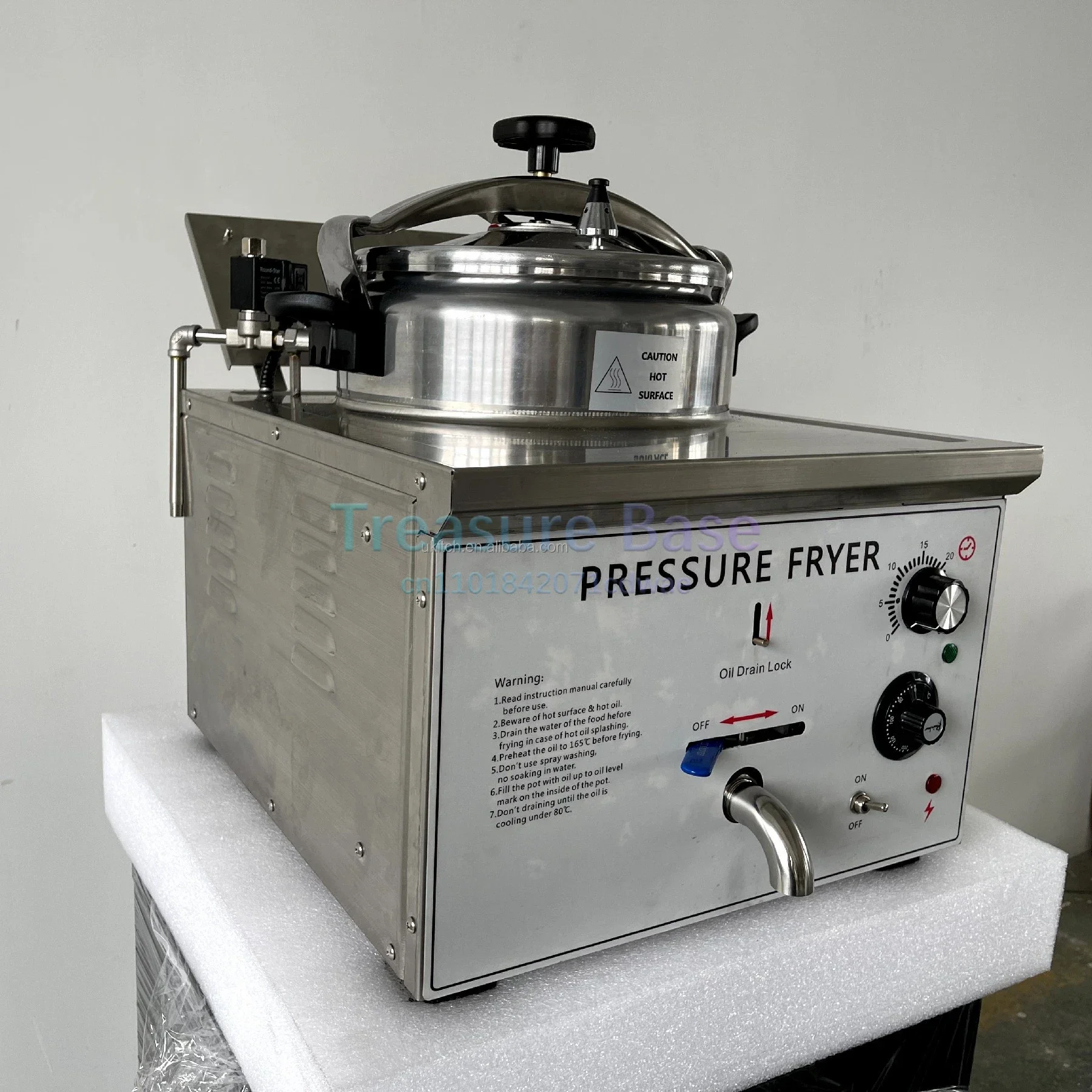 

Electric Table Top Chicken Pressure Fryer Machine Broaster pressure fryer