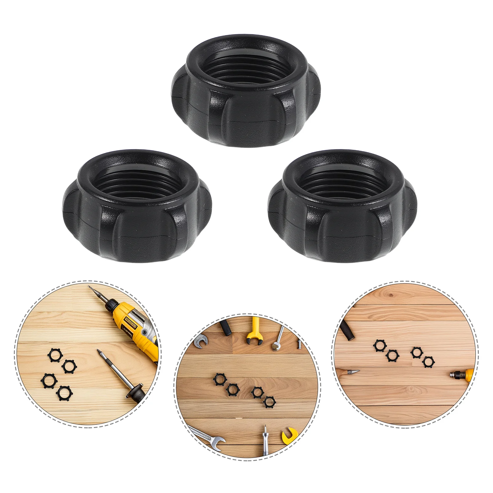 

50Pcs Car Bracket Nuts Wireless Charging Phone Holder Mount Replacement Plastic Nut Caps Car Phone Mount Accessories Secure Fit