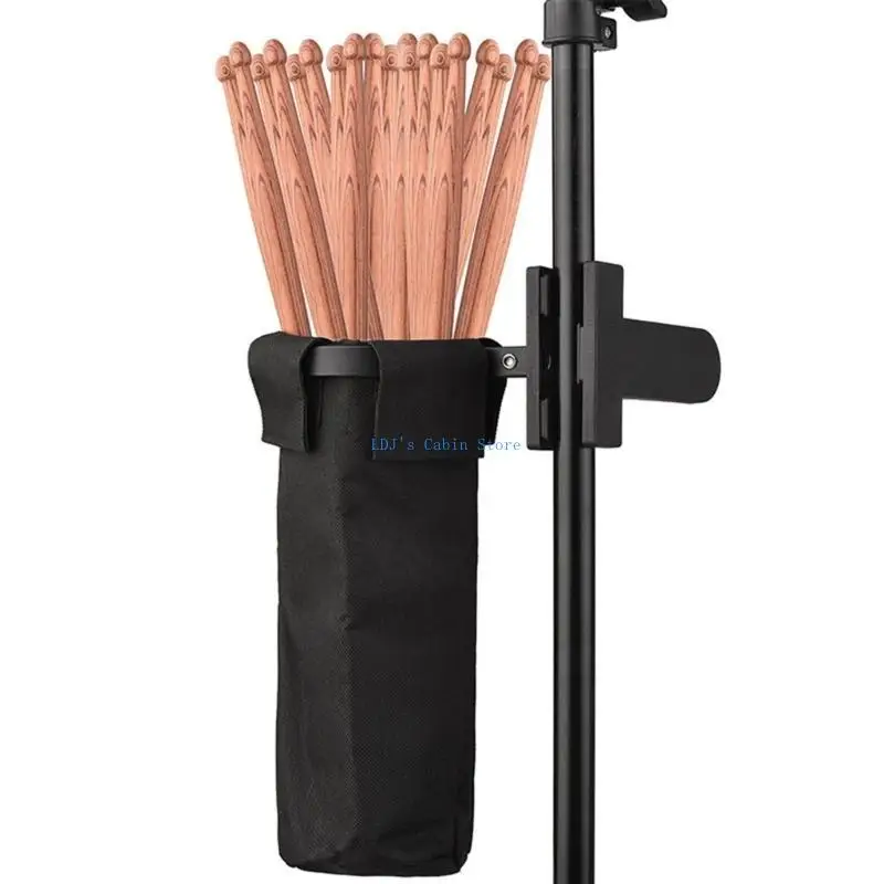 

XXFC Drum Holder Drumstick Bag for Drum Set Clamp on Holder Bag Container