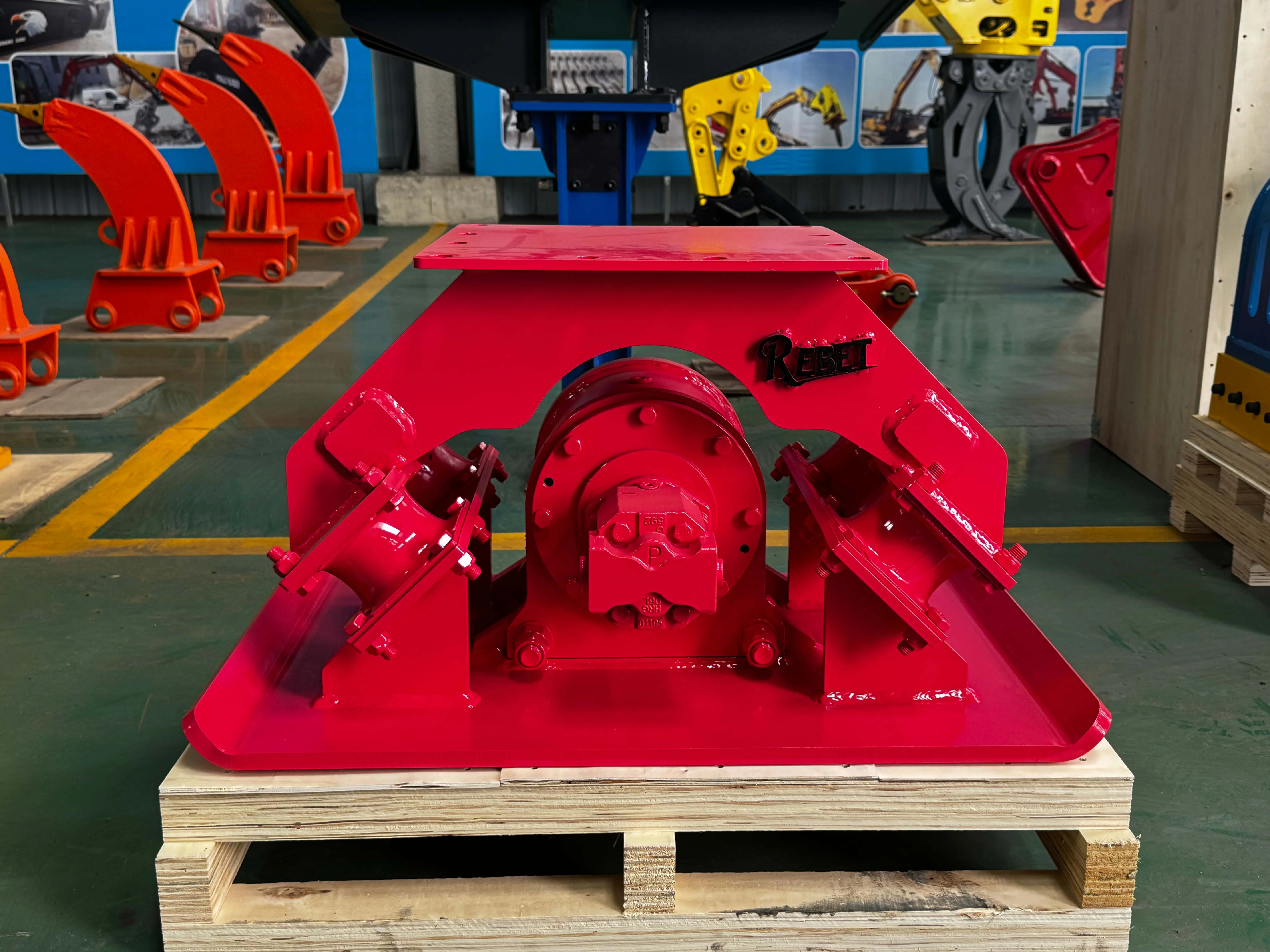CE Certification Hydraulic Vibratory Plate Compactor for 3-35 Ton Excavators, Construction Compaction Equipment