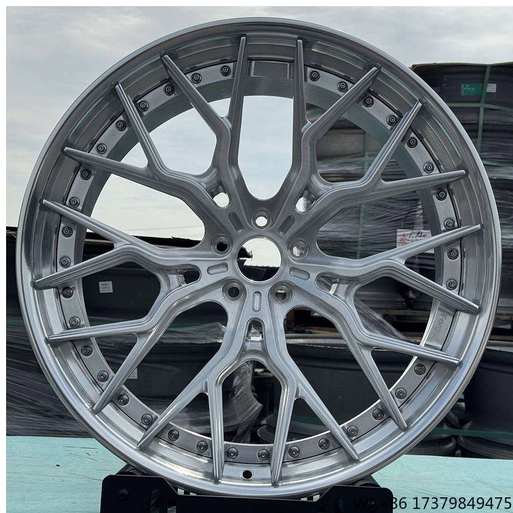 

Factory Hotsale Custom Brushed Alloy Wheels 2piece Forged Size18 19 20 21 22inch Pcd 5x112 5x114.3 5x120 for Mercedes-Benz GLS