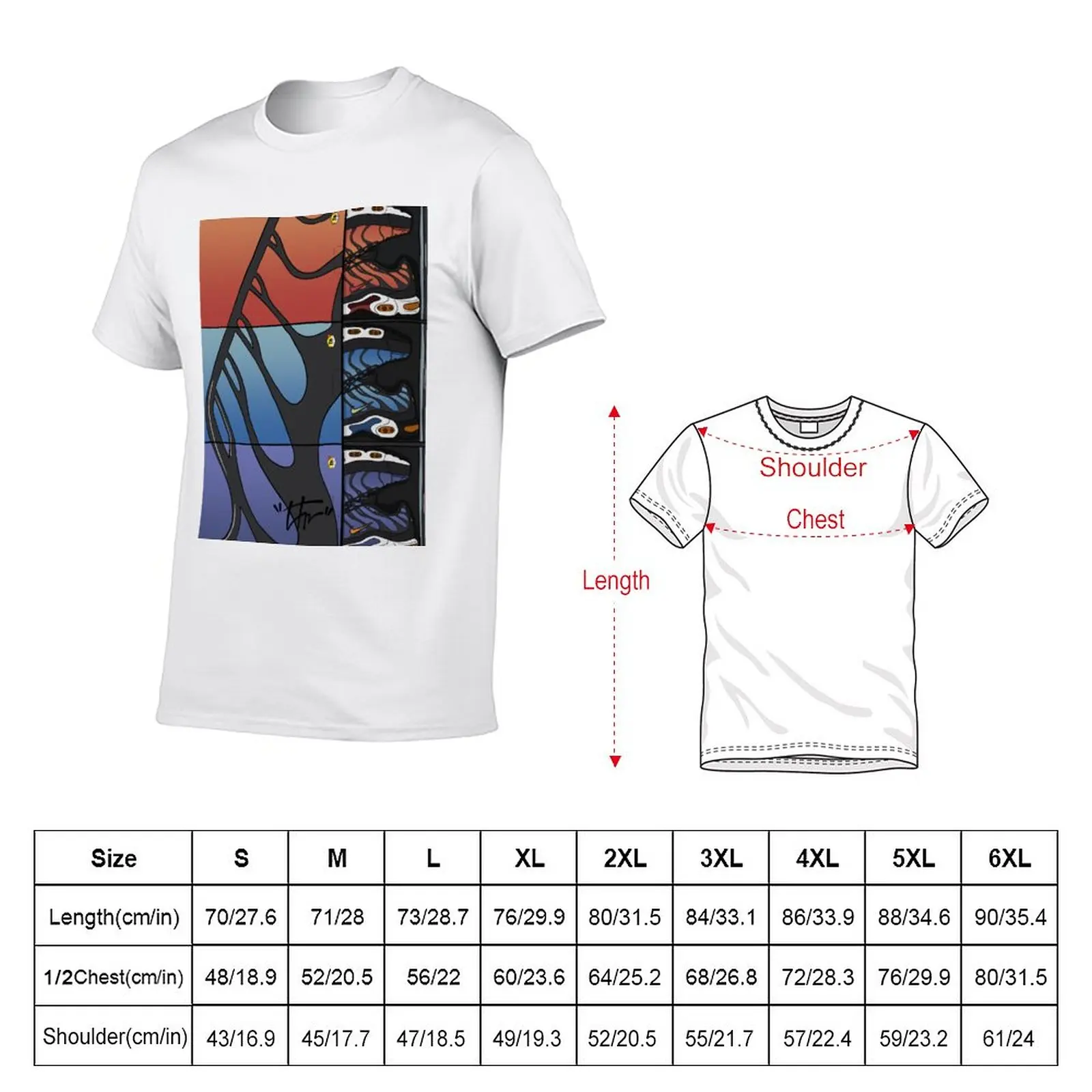 New max plus tn print T-Shirt kawaii clothes plus size t shirts black t-shirts for men