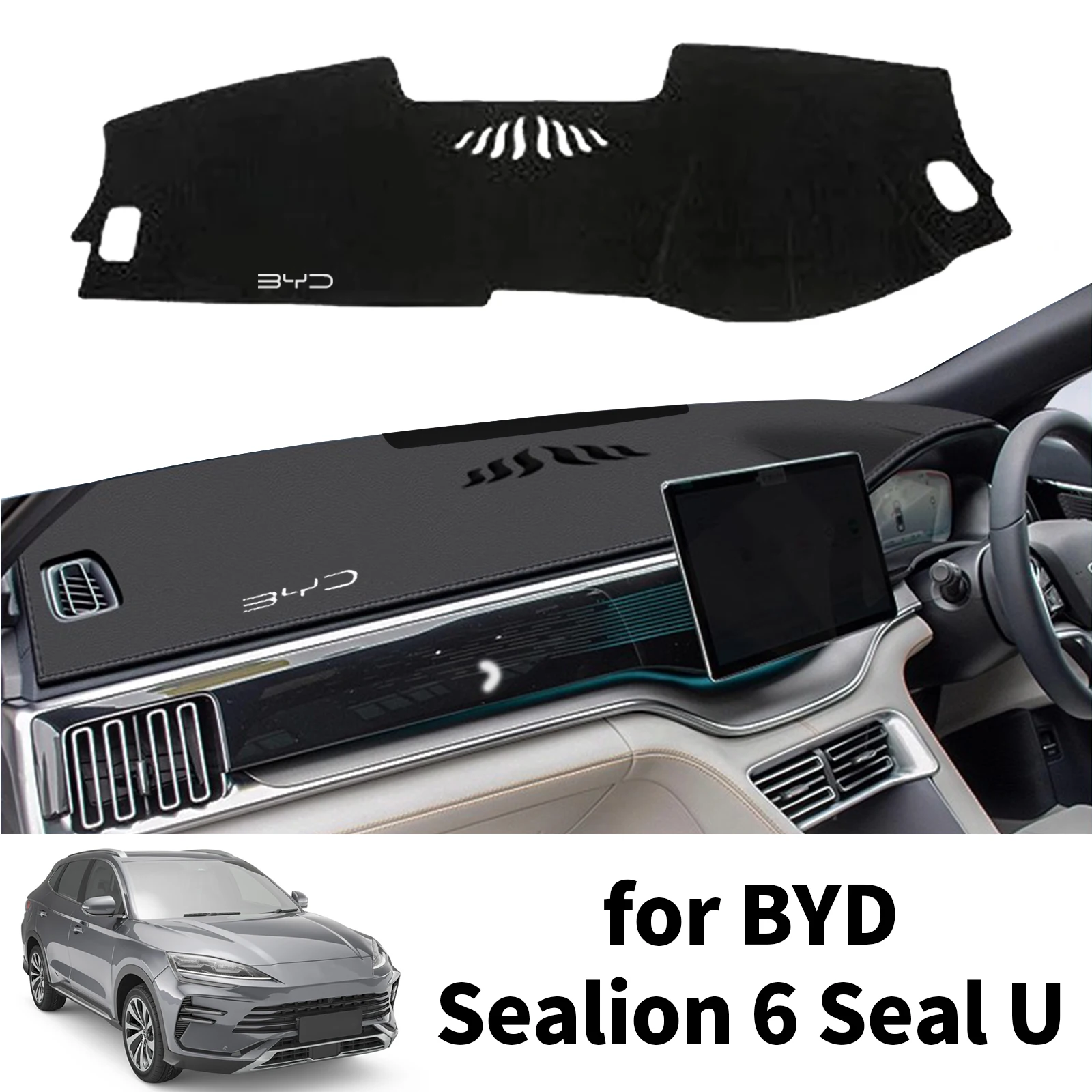 

for BYD Sealion 6 Seal U Accessories Sunshade Protective Carpet Car Dashmat Dashboard Cover Pad Dash Mat DashMat Non-Slip