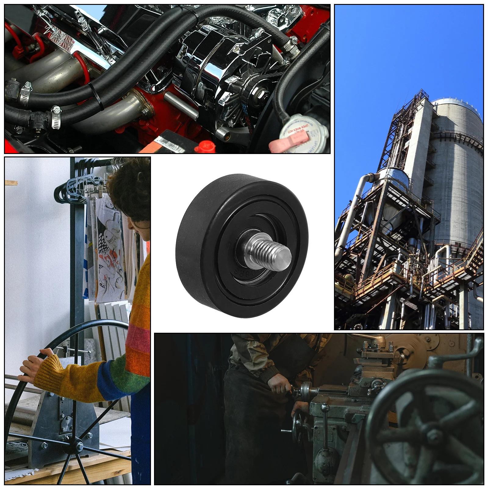 

40Mm Sliding Barn Door Wheel U-Groove Guide Bearing Ball Rolling Pulley For Window Door Automation Accessories Hardware High