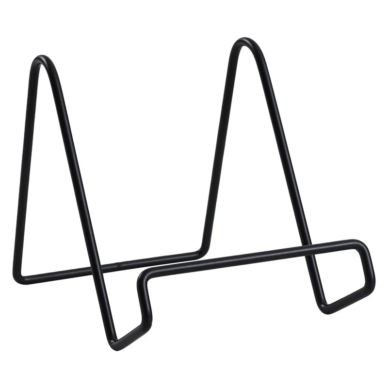 خمر نمط خمر حامل السجل ، بسيط الإبداعية المعادن عرض موقف ، CD تخزين الرف ، الحديد المطاوع إطار الصورة ، قوس ، 1 قطعة