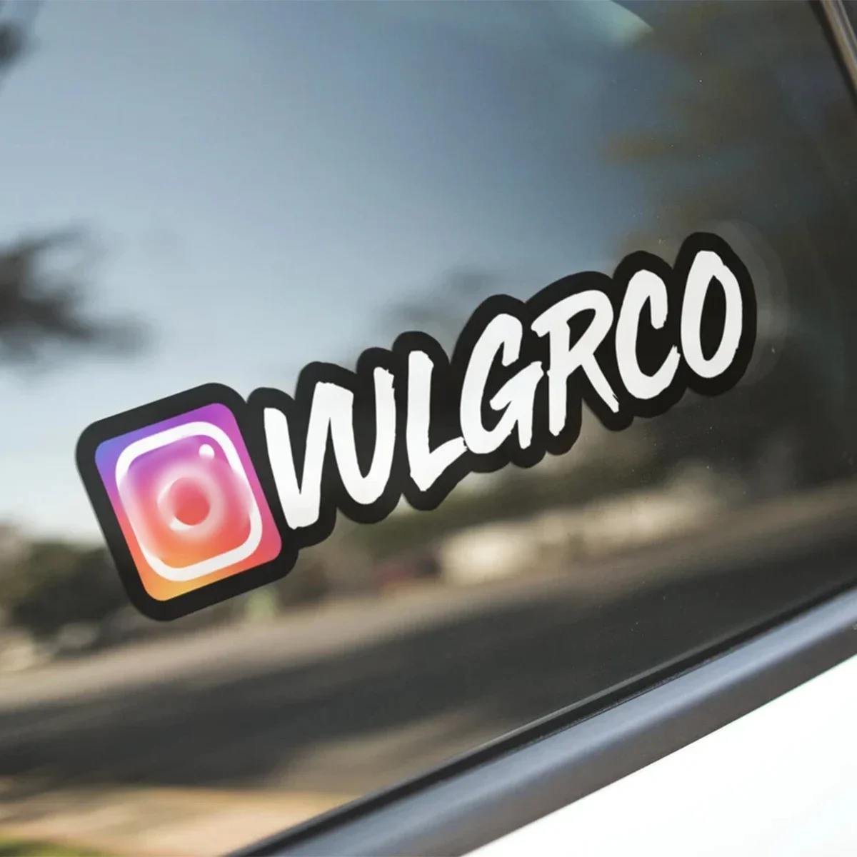 Vinyl stickers DIY with custom usernames, Instagra , TikTo,Youtub, Facebook stickers for car, motorcycle(default icon 1)