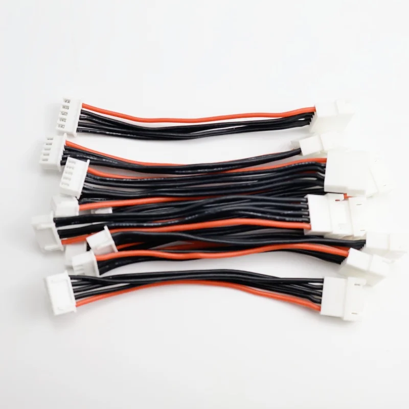 10PCS JST-XH 1S 2S 3S 4S 5S 6S 7S 8S 10CM 22AWG Battery charger Lipo balanced extension cable RC Lipo charging lead wire