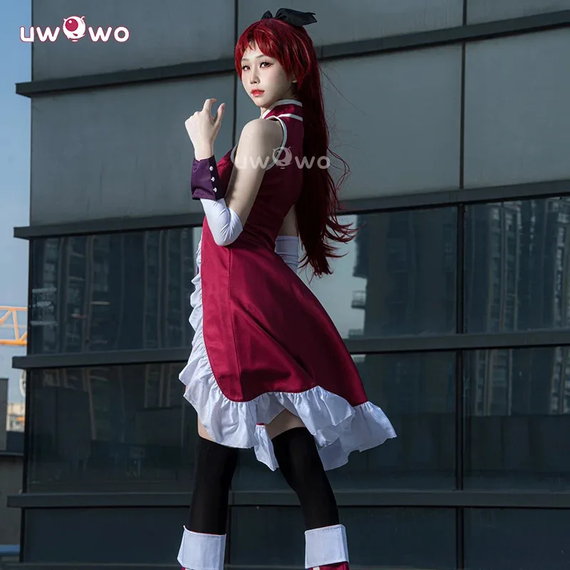 سلسلة LQUWOWO Collab: أزياء ساكورا التأثيرية Puellaa Magii Madokaa Magicaa التأثيرية S-4XL ملابس الأدوار النسائية للهالوين