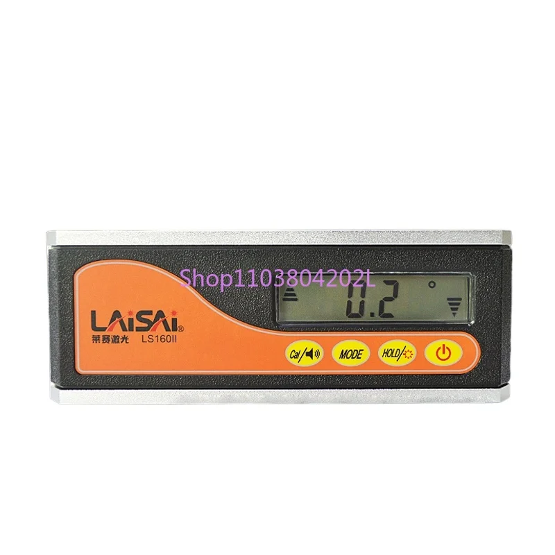 

Laisai Horizontal Ruler Digital Display High Precision LS160II Angle Ruler Inclinometer Horizontal Ruler Measuring Slope