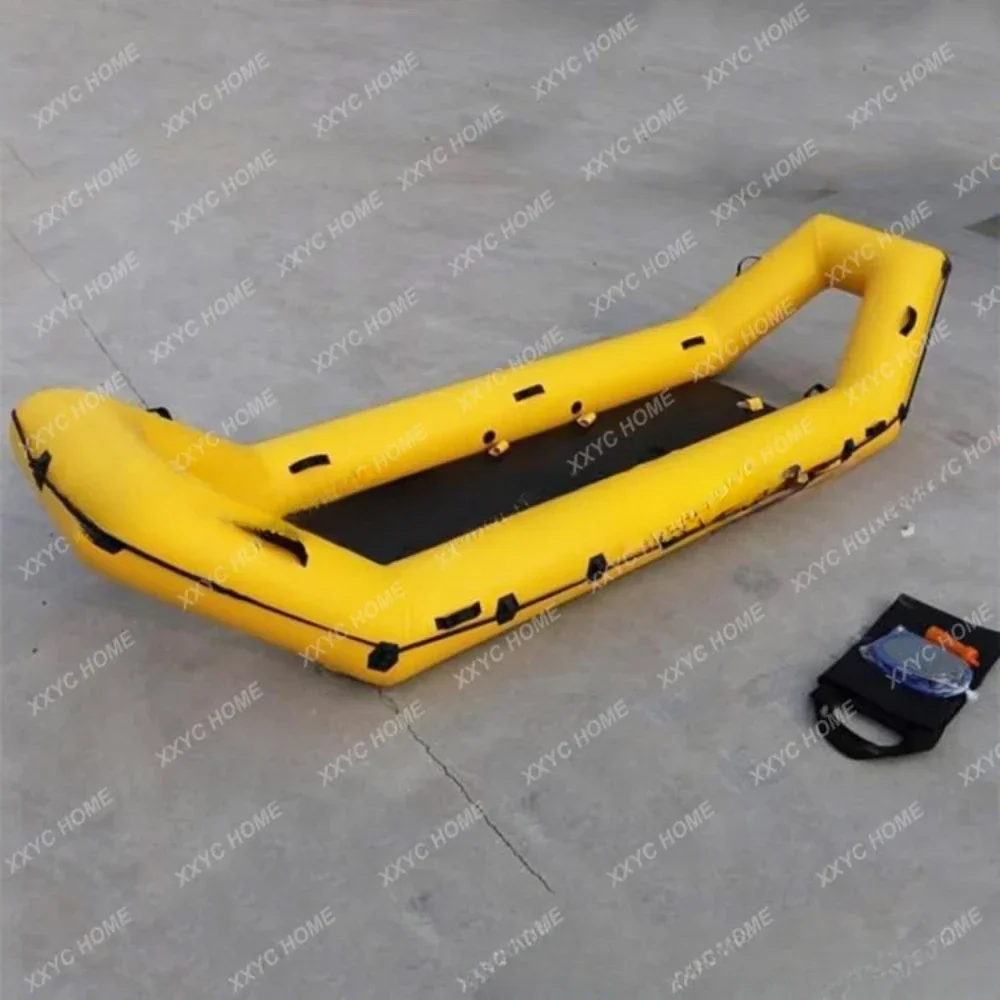 

Ice Water Liferaft Rapid Deployment Liferaft Inflatable Ice Surface Rescue Inflatable Boat Water Area Rescue Equipment