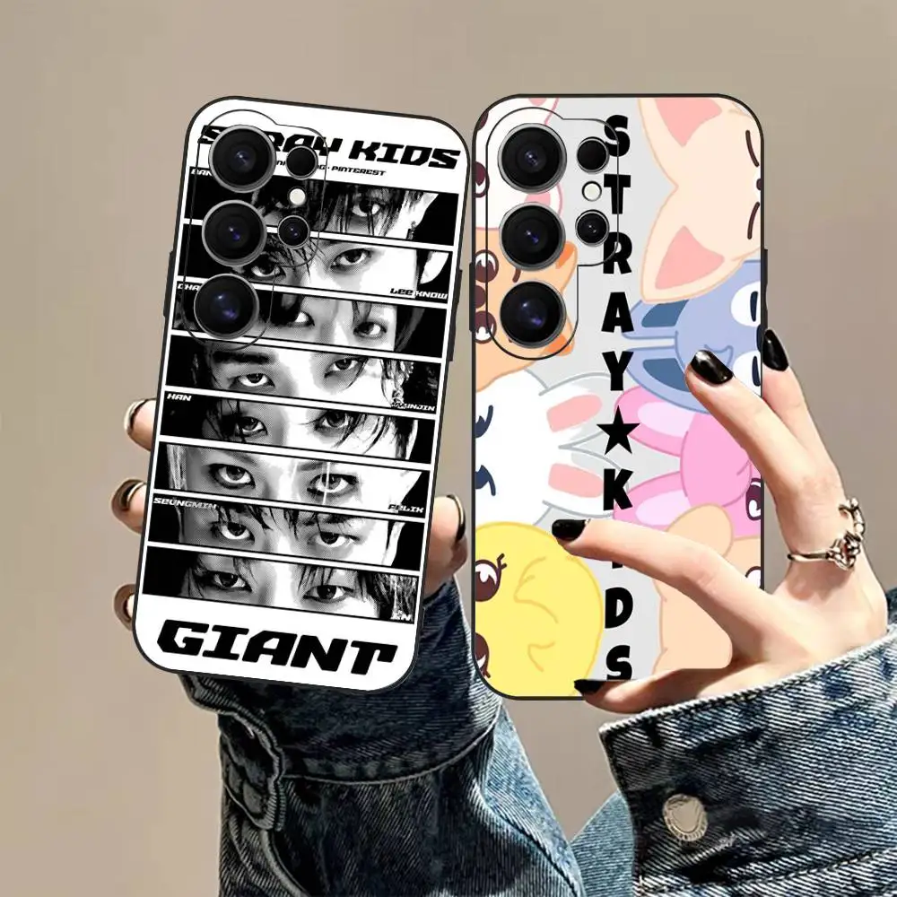 1PC Fashion Kpop S-Stray-Kids Phone Case For Samsung S 24 fe 25 Ultra plus 20 lite 21 30 22 23 24 22 Ultra 5G Fundas view 4