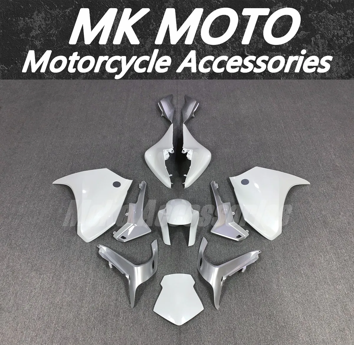 Motorcycle Fairings Kit Fit For Vfr1200  2010 2011 2012 2013 Bodywork Set High Quality ABS Injection NEW White Silver