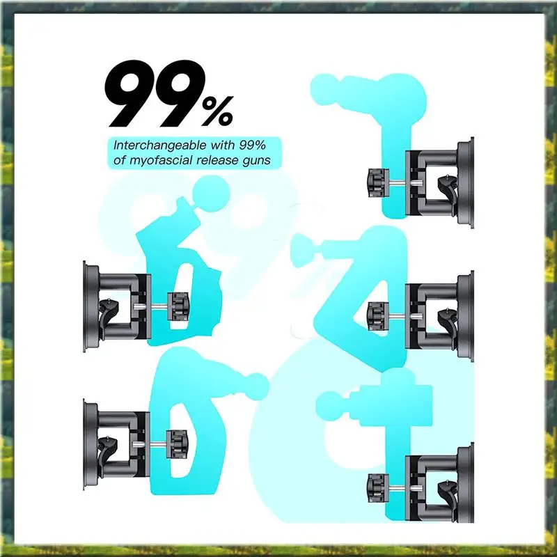 

ABGZ Держатель фасциального пистолета Частная модель Кронштейн на присоске Фасциальный пистолет через ПЭТ-резиновый крепежный кронштейн