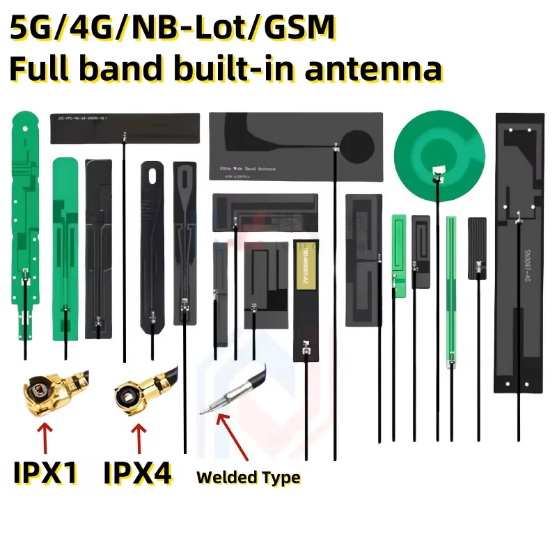 2PCS/lot 5G 4G Lte GSM GPRS 2G 3G Nb-Iot Module Full Frequency Built-In FPC/PCB IPEX4 High Gain Patch Antenna