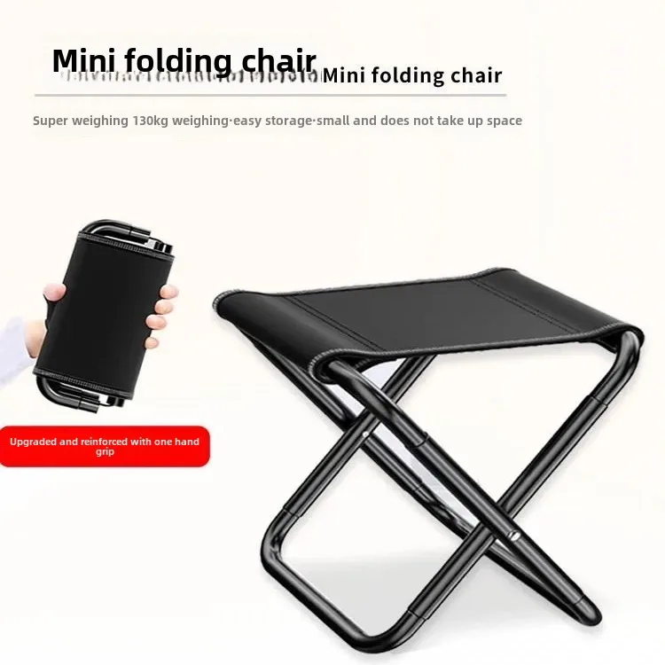 Outdoor Portable Folding Fishing Chair Train Horse Tied Bench Camping Chair Foldable Chair Wilderness Small Board Bench