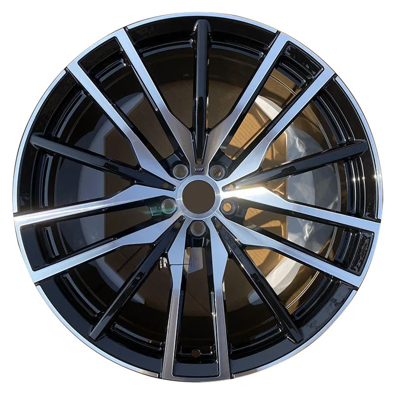 

New 20 Inch Aluminum Alloy Wheel Rims 5 Holes 40mm 30mm Cast Zinc Plated Concave Design High Performance Universal Fitment 3