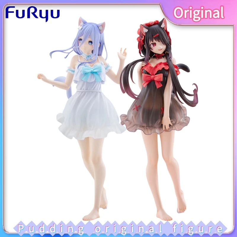 FuRyu TENITOL TALL Date A Live V Такамия Мио / Куруми Токисаки Анимационная фигурка