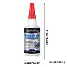 Shoe Repair Glue, Waterproof & Wear-Resistant Adhesive for Sneakers & Footwear