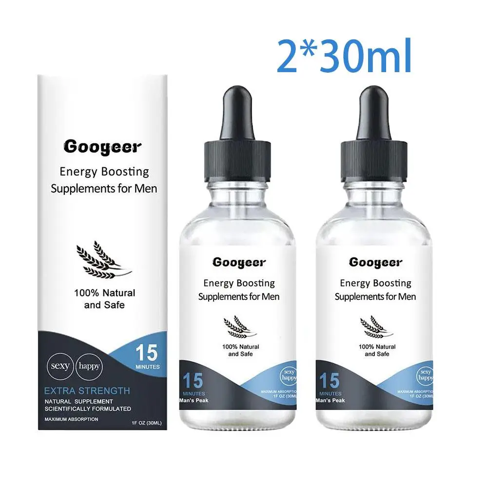 2pc Men Liquid Collagen Testosterone Supplement Drops With And Deeper A Desire Level On Improve Connect Endurance Higher Passion