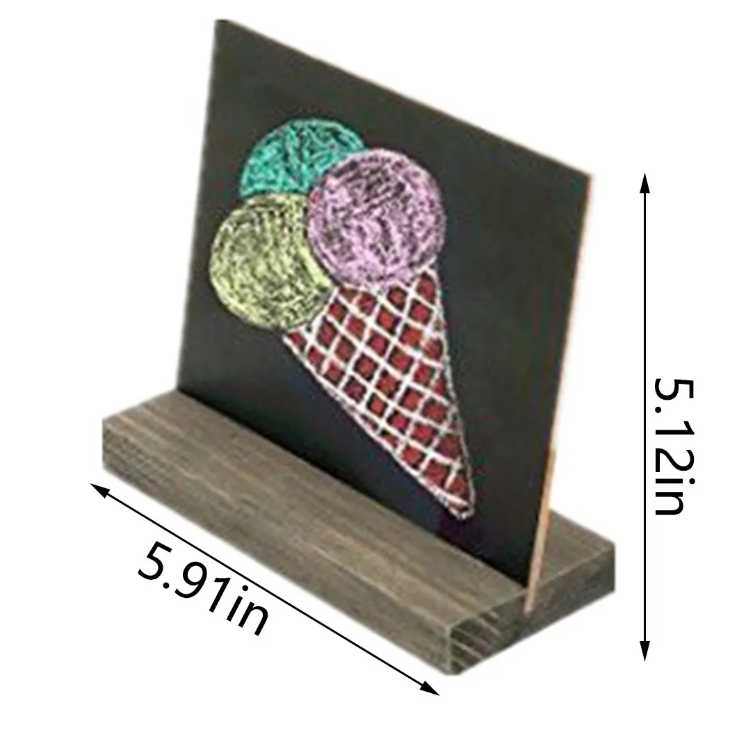 A5 Hand Held Table Top Menu lavagna speciali bordo lavagna Display Stand in legno bacheca decorazioni per la casa