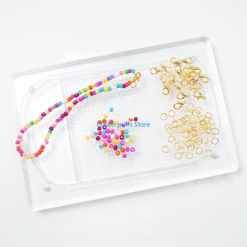 50LE 2PCS/مجموعة من الفولاذ المقاوم للصدأ ملتزمات حبة السيليكون وخرز حصيرة مقاومة للزلز #2