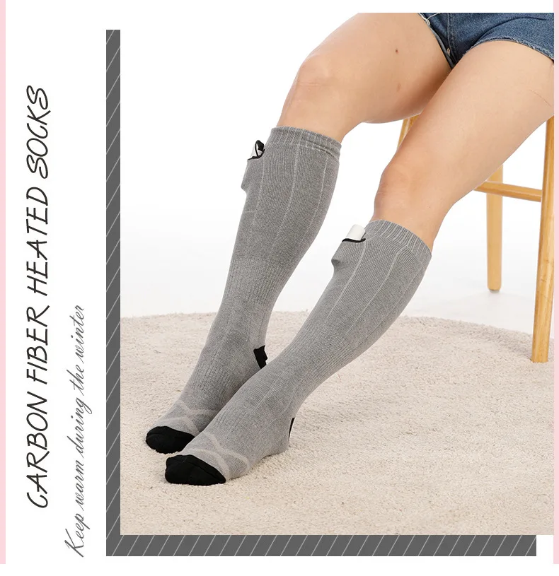 

Electric Socks Are Rechargeable and Electrically Heated Three-Speed Temperature Control Comfortable Winter Outdoor Sports